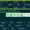 3.学习python字典