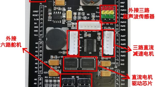 ROS三轮全向移动小车驱动板 三路电机驱动板 送配套Arduino代码